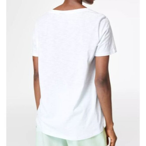 Sweaty Betty Refresh T-Shirt White XS - Picture 2 of 5